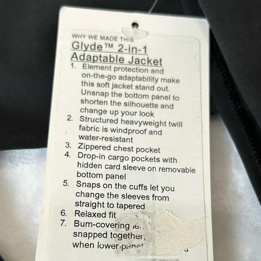 Lululemon Glyde 2-in-1 Adaptable Jacket